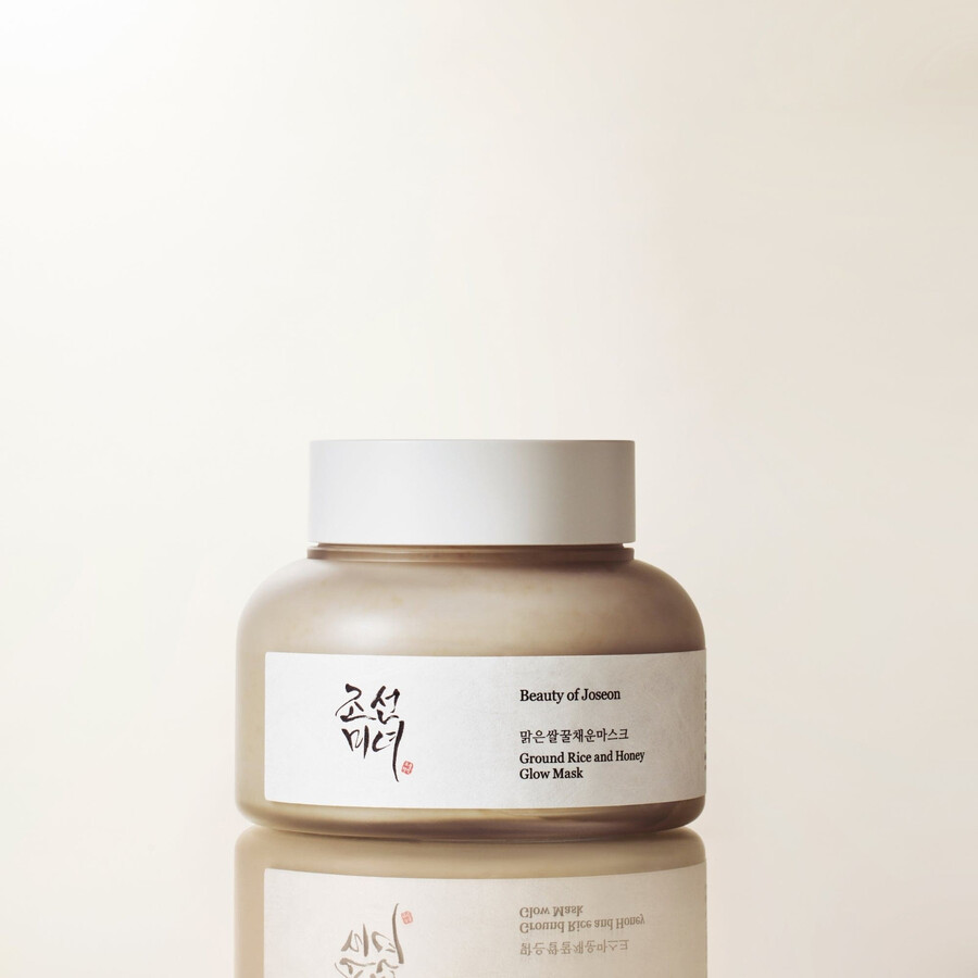 mascarilla iluminadora de arroz molido y miel