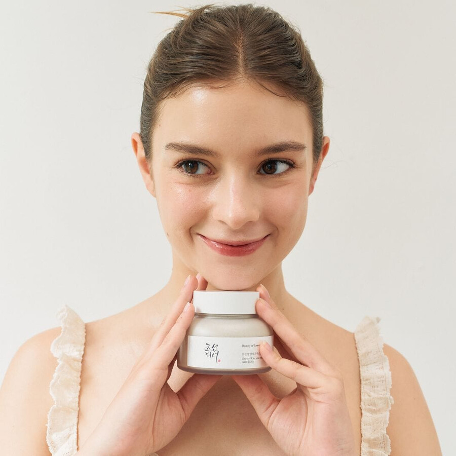 mascarilla iluminadora de arroz molido y miel